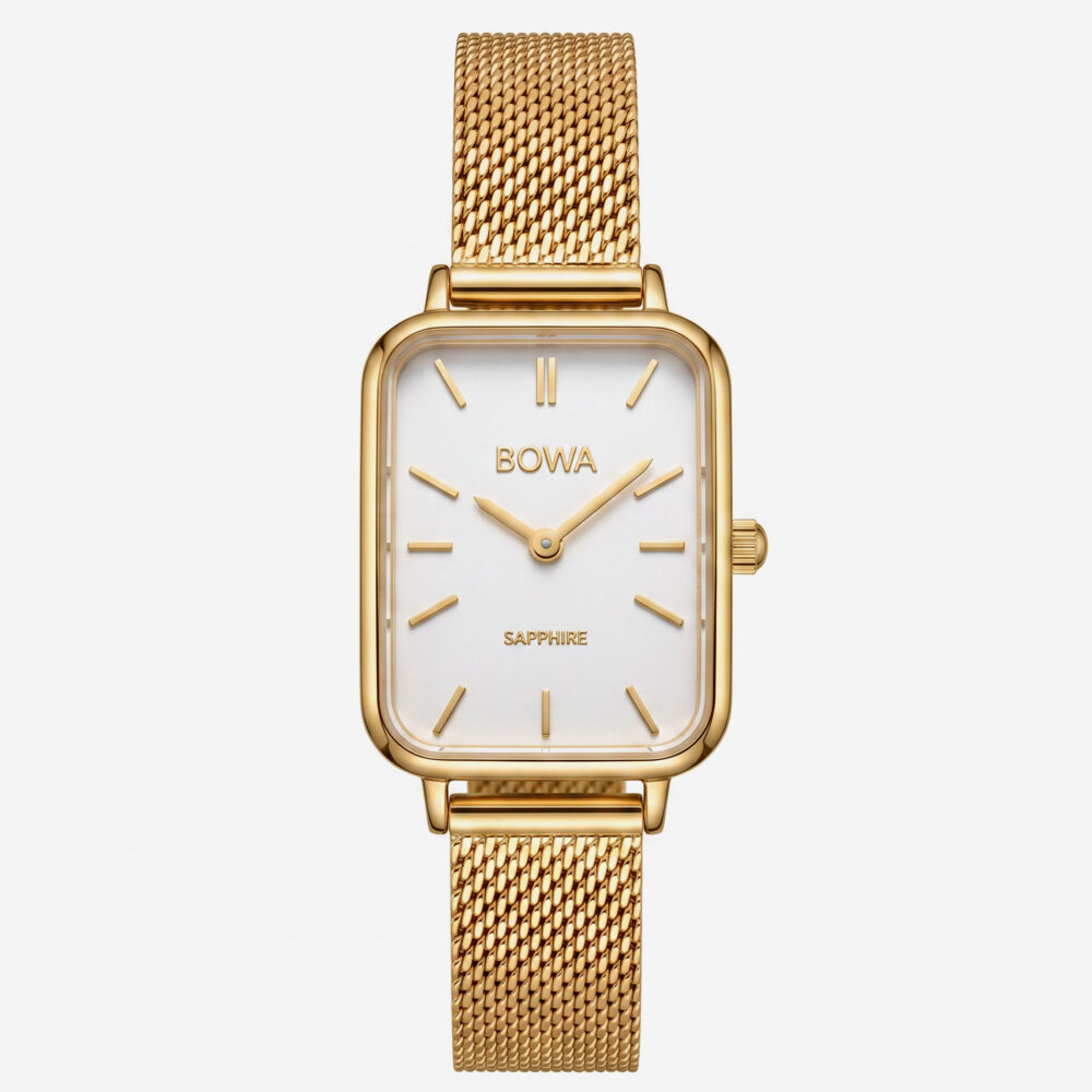 DUBAI - White - Gold - Mesh