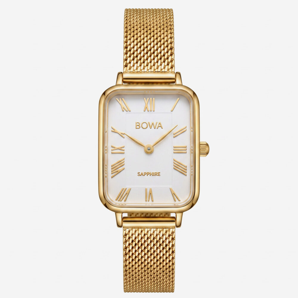 DUBAI - White - Gold - Mesh