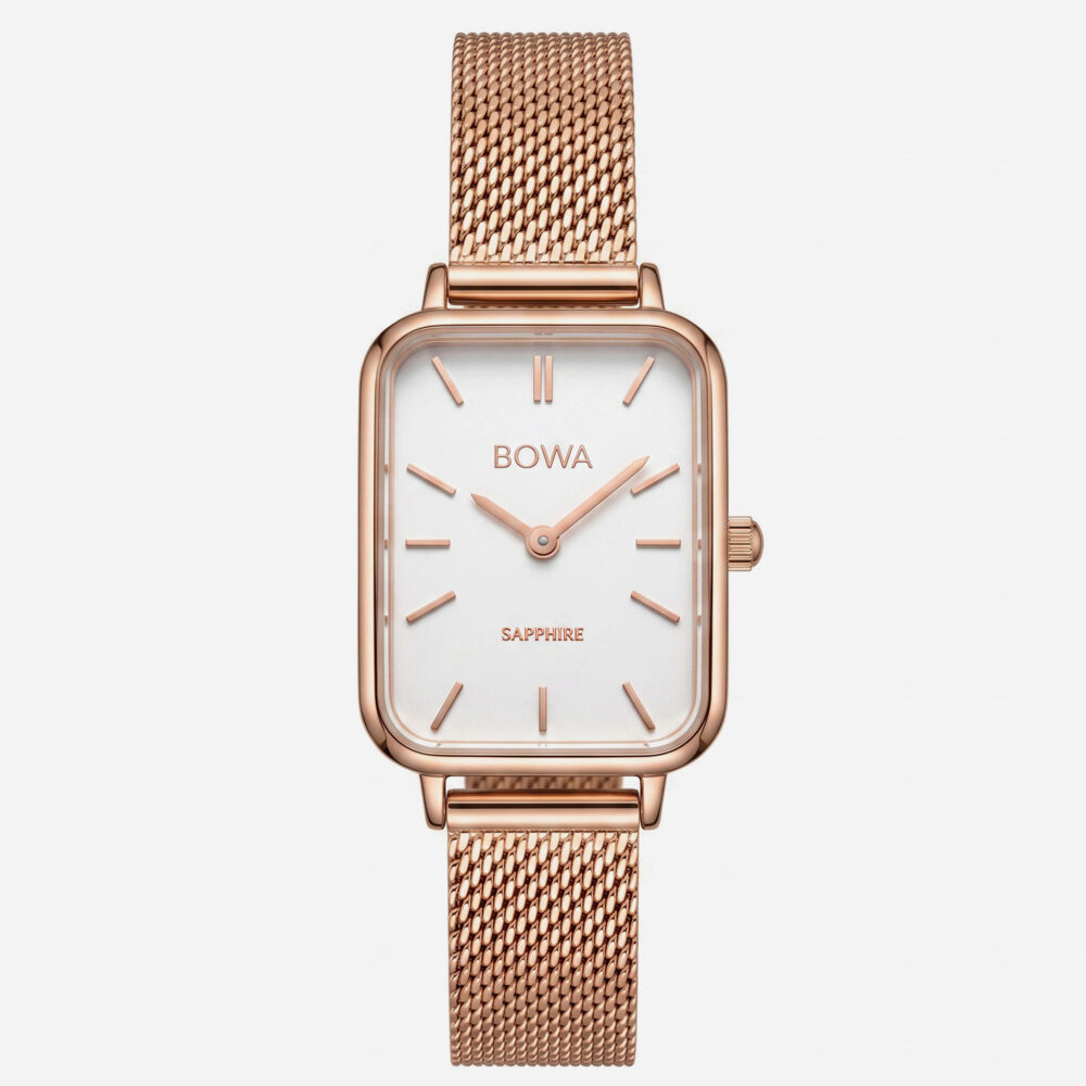 DUBAI - White - Rose Gold - Mesh