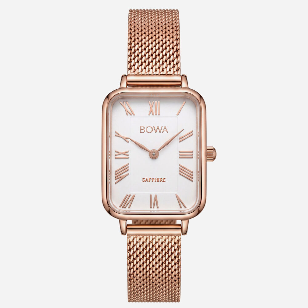 DUBAI - White - Rose Gold - Mesh