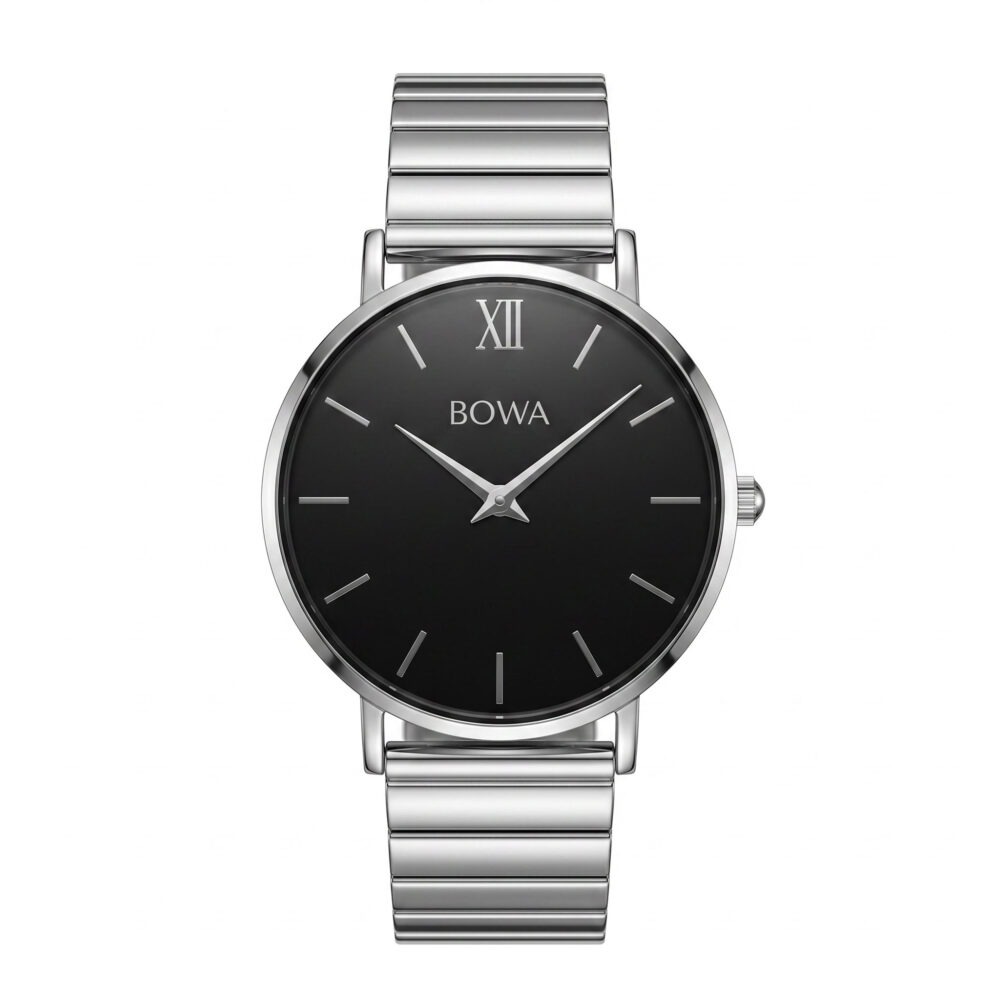 LONDON - Black - Silver - Steel