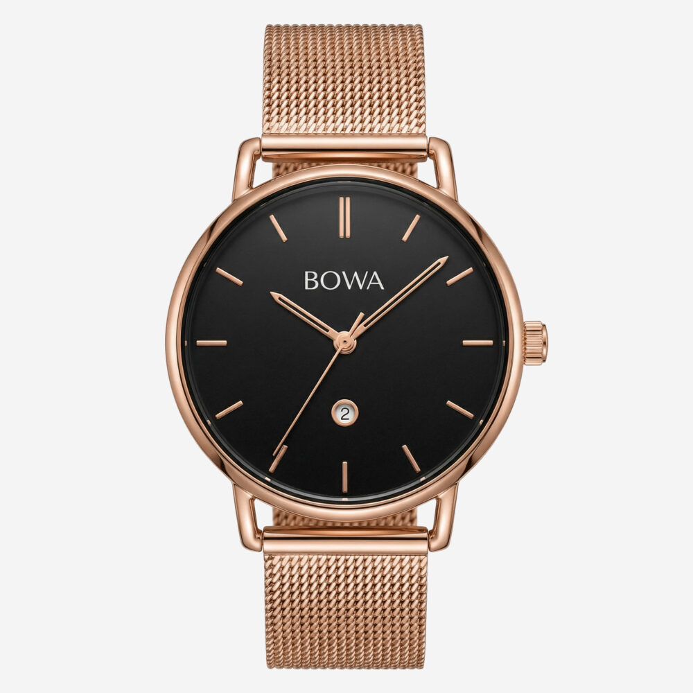 MILAN - Black - Rose Gold - Mesh