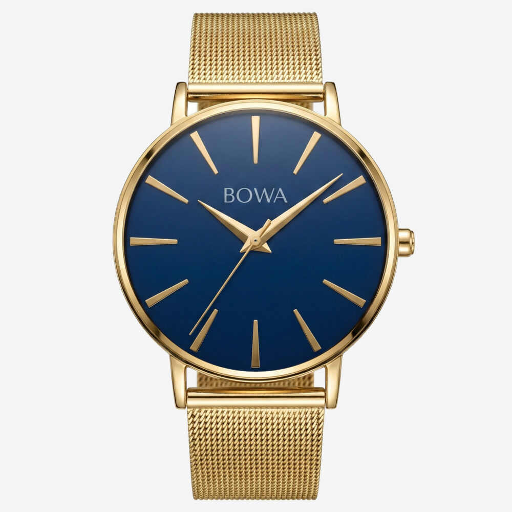 PRAHA - Navy Blue - Gold - Mesh