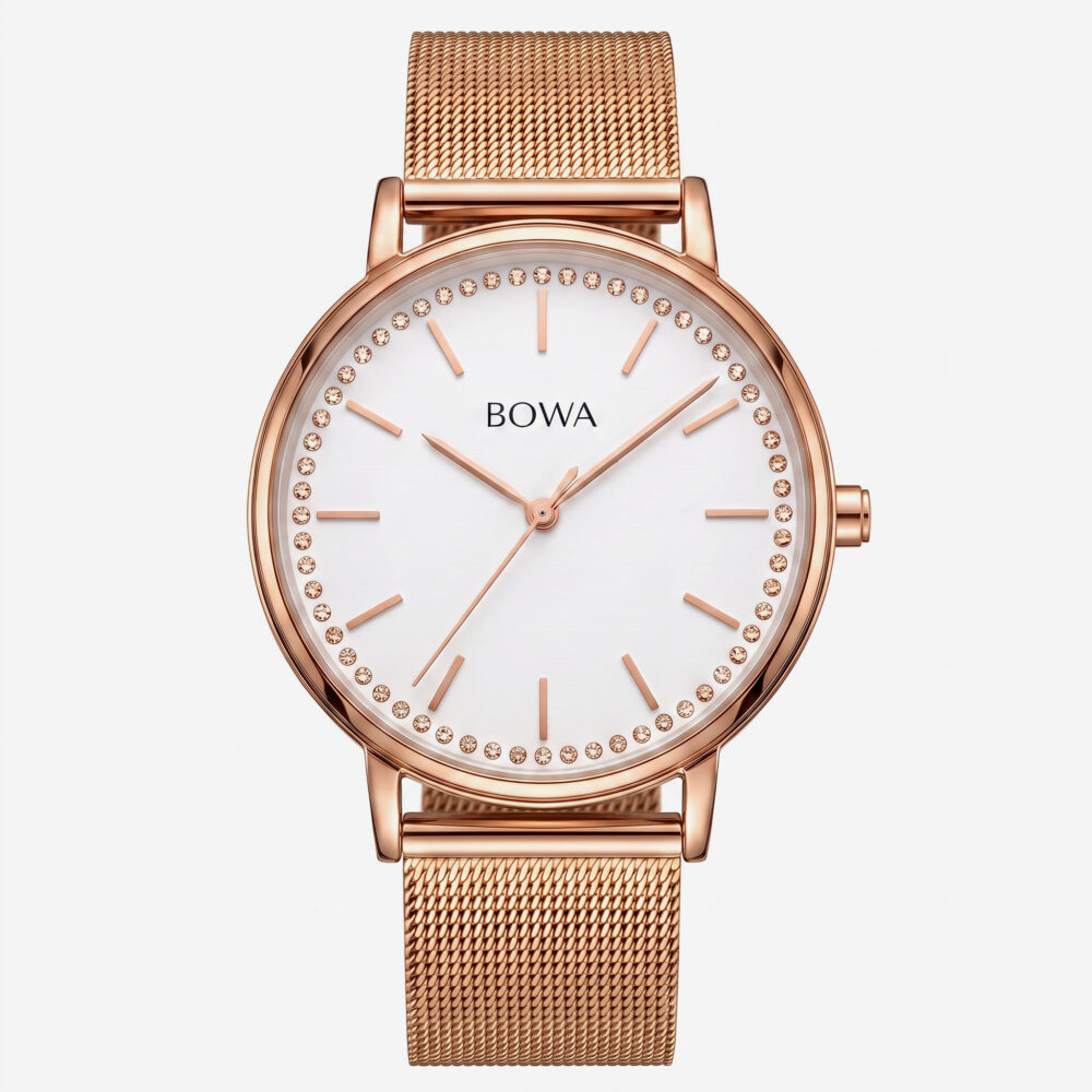 RIO - White - Rose Gold - Mesh