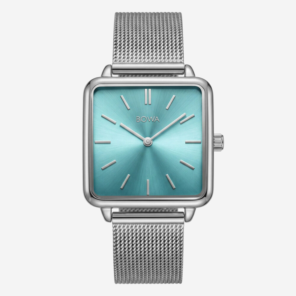 VIENNA - Ice Blue - Silver - Mesh