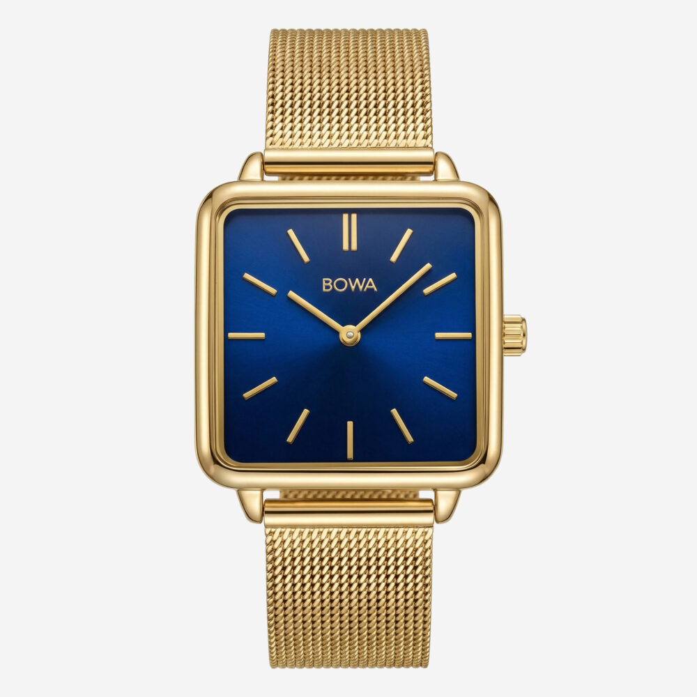 VIENNA - Navy Blue - Gold - Mesh