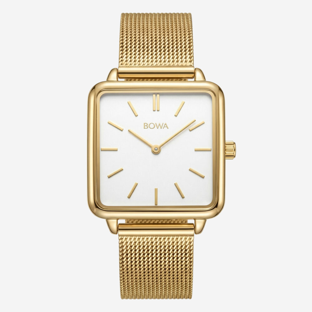 VIENNA - White - Gold - Mesh