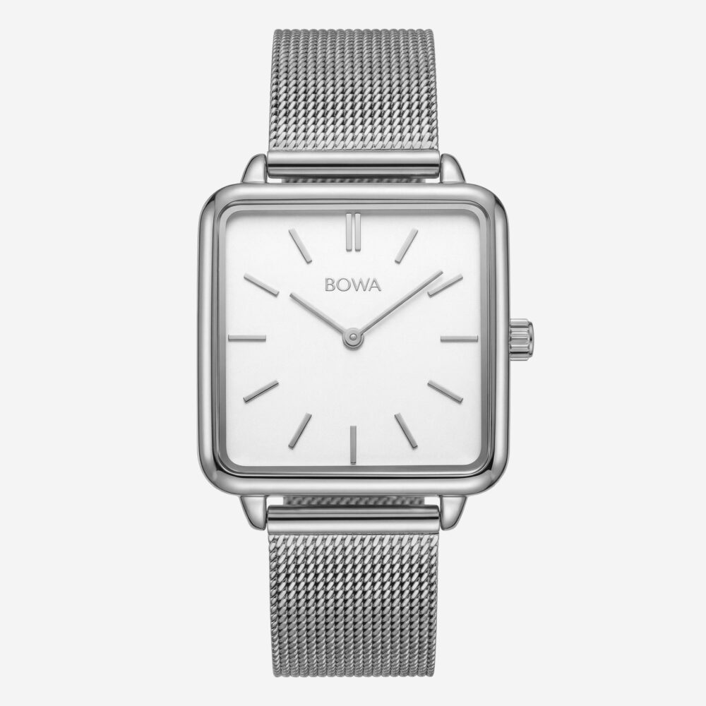 VIENNA - White - Silver - Mesh